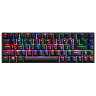 Клавиатура 2E Gaming KG370UBK-BR RGB Gateron Brown Switch Ukr (2E-KG370UBK-BR) Black USB