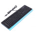 Клавиатура A4Tech Fstyler FKS10 Blue