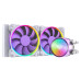 Система водяного охлаждения ID-Cooling Pinkflow 240 Diamond Purple, Intel: 2066/2011/1700/1200/1151/1150/1155/1156, AMD: AM5/AM4, 274x120x27 мм, 4-pin