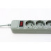 Фильтр питания ProLogix (PRS-075P5-18G) 0.75 мм, 5 розеток, 1.8 м, серый