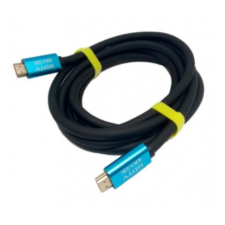 Кабель Merlion HDMI - HDMI V 2.0, (M/M), 1.5 м, Black (YT-HDMI(M)/(M)4KV2.0-1.5m/19117)