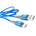 Кабель Dengos USB-USB Type-C 1м Blue (NTK-TC-LP-BLUE)