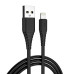 Сетевое зарядное устройство ColorWay (1USBx3A) QC3.0 Black (CW-CHS013QCL-BK) + кабель Lightning
