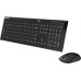 Комплект (клавиатура, мышь) Rapoo 8210M Wireless Black