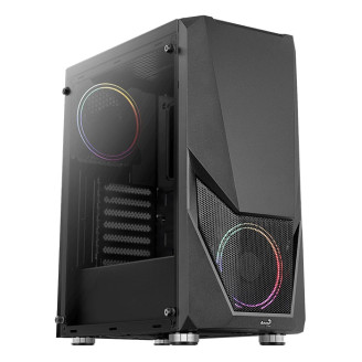 Корпус AeroCool Zauron Saturn FRGB-G-BK-v2 (ACCM-PV23023.11) Black без БП