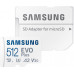 Карта памяти MicroSDXC 512GB UHS-I Class 10 Samsung Evo Plus R130/W130MB/s + SD-адаптер (MB-MC512KA/RU)