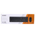Комплект (клавиатура, мышь) A4-Tech KK-3330 Black USB