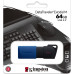 Флеш-накопитель USB3.2 64GB Kingston DataTraveler Exodia M Black/Blue (DTXM/64GB)