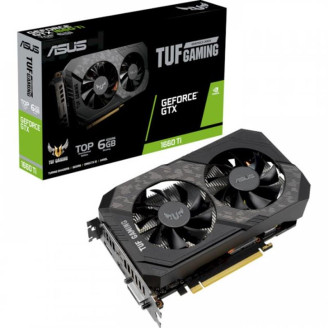 Видеокарта GF GTX 1660 Ti 6GB GDDR6 TUF Gaming Evo TOP Edition Asus (TUF-GTX1660TI-T6G-EVO-GAMING) Refurbished