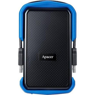 Внешний жесткий диск 2.5 USB 1.0TB Apacer AC631 Black/Blue (AP1TBAC631U-1)