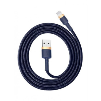 Кабель Baseus Cafule USB-Lightning, 1м Gold-Blue_EU (CALKLF-BV3)