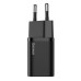 Сетевое зарядное устройство Baseus Super Si Quick Charger (1USBx3A) Black (TZCCSUP-B01) + кабель Lightning