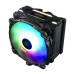 Кулер процессорный Enermax ETS-F40 Black ARGB (ETS-F40-BK-ARGB), Intel: 2066/2011-3/2011/1700/1200/1150/1151/1155/1156/1366/775, AMD: FM1/FM2/FM2+/AM2/AM2+/AM3/AM3+/AM4, 156x140x93 мм, 3-pin, 4-pin