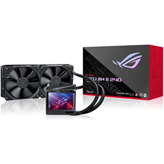 Система водяного охлаждения Asus ROG Ryujin II 240 (90RC00A0-M0UAY0), Intel:1150/1151/1152/1155/1156/1200/1700/2011/2011-3/2066, AMD:AM4/TR4, 272х122х27мм, 4-pin