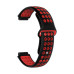 Ремешок для Garmin Universal 16 Nike-style Silicone Band Black/Red (U16-NSSB-BKRD)