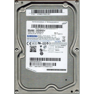 Накопитель HDD SATA  500GB Samsung Sponpoint F1 7200rpm 16MB (HD502IJ) гар. 12 мес. Refurbished