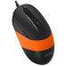 Мышь A4Tech FM10 Black/Orange