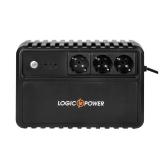 ИБП LogicPower LP-U800VA-3PS, Lin.int., AVR, 3 x евро, пластик