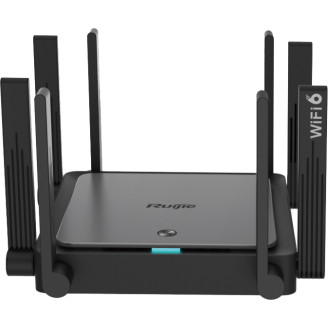 Беспроводной маршрутизатор Ruijie Reyee RG-EW3200GX PRO (AX3200, WiFi6, 1xGE Wan, 4xGE LAN, MU-MIMO, Ruijie Cloud/App, Reyee MESH, 8x внешн антенн)