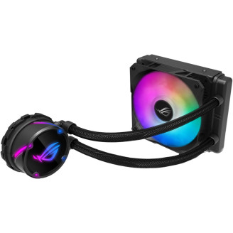 Система водяного охлаждения Asus ROG Strix LC 120 RGB (90RC0051-M0UAY0), Intel:1150/1151/1152/1155/1156/1366/2011/2011-3/2066, AMD:AM4/TR4, 150x121x27мм, 4-pin