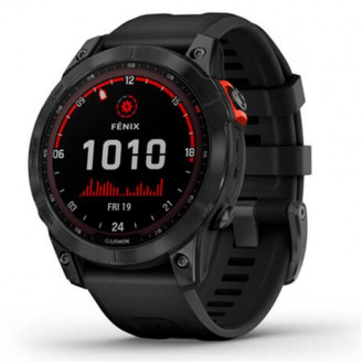 Смарт-часы Garmin Fenix 7 Solar Slate Gray with Black Band (010-02540-17)