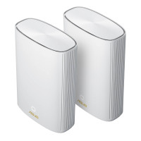 Wi-Fi Mesh система Asus ZenWiFi AX Hybrid (XP4) 2pk White (90IG05T0-BM9110) (WiFi6, AX1800, Qualcomm, 1xGE WAN, 2xGE LAN, 1xUSB 3.2, AiMesh, антенны: 4)