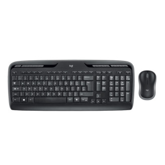 Комплект (клавиатура, мышь) беспроводной Logitech MK330 Combo Black USB (920-003989)