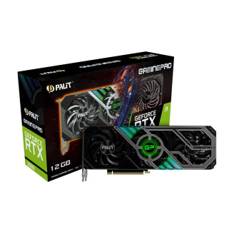 Видеокарта GF RTX 3080 12GB GDDR6X GamingPro Palit (NED3080019KB-132AA) (LHR)