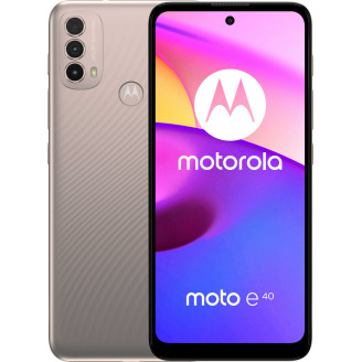 Смартфон Motorola Moto E40 4/64GB Dual Sim Pink Clay (PAVK0004UA)