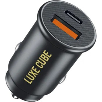 Автомобильное зарядное устройство Luxe Cube 20W (2USBх3A) Black (9988449841235)