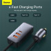 Автомобильное зарядное устройство Baseus Share Together PPS  with extension cord 120W (2USB, 2USB-C) Gray (CCBT-A0G)