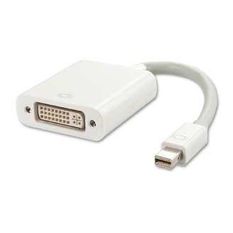 Адаптер Voltronic Mini DisplayPort - DVI (M/F), 0.3 м, белый (YT-C-mnDP(M)/DVI(F)-W/08629)