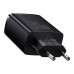 Сетевое зарядное устройство Baseus Compact Quick Charger 30W QC+ PD (1Type-C + 2USB) Black (CCXJ-E01)