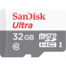 Карта памяти MicroSDXC 32GB UHS-I Class 10 SanDisk Ultra R100/W10MB/s + SD-адаптер (SDSQUNR-032G-GN3MA)