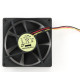 Вентилятор Gembird FANCASE/Ball, 80х80х25мм, 3-pin