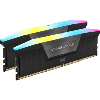 Модуль памяти DDR5 2x32GB/6000 Corsair Vengeance RGB Black (CMH64GX5M2B6000C30)