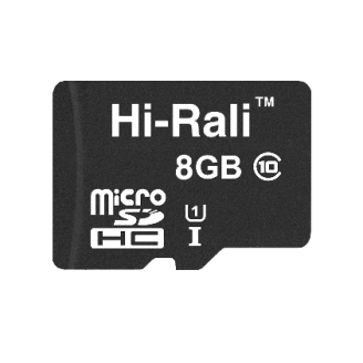 Карта памяти MicroSDHC   8GB UHS-I Class 10 Hi-Rali (HI-8GBSD10U1-00)