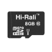 Карта памяти MicroSDHC   8GB UHS-I Class 10 Hi-Rali (HI-8GBSD10U1-00)