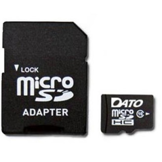 Карта памяти MicroSDHC  128GB UHS-I Class 10 Dato + SD-adapter (DTTF128GUIC10)