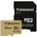 Карта памяти MicroSDHC  32GB UHS-I/U3 Class 10 Transcend 500S + SD-adapter (TS32GUSD500S)