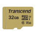 Карта памяти MicroSDHC  32GB UHS-I/U3 Class 10 Transcend 500S + SD-adapter (TS32GUSD500S)