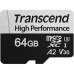 Карта памяти MicroSDXC  64GB UHS-I/U3 Class 10 Transcend 330S R100/W60MB/s + SD-адаптер (TS64GUSD330S)