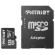 Карта памяти MicroSDXC 128GB UHS-I Class 10 Patriot LX + SD-adapter (PSF128GMCSDXC10)