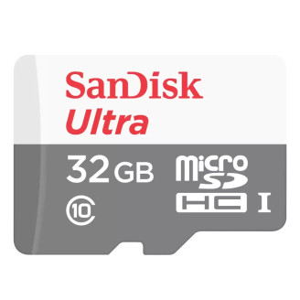 Карта памяти MicroSDXC 32GB UHS-I Class 10 SanDisk Ultra R100/W10MB/s (SDSQUNR-032G-GN3MN)