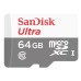 Карта памяти MicroSDXC 64GB UHS-I Class 10 SanDisk Ultra R100/W10MB/s + SD-адаптер (SDSQUNR-064G-GN3MA)