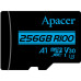 Карта памяти MicroSDXC 256GB UHS-I/U3 Class 10 Apacer (AP256GMCSX10U7-R) + SD адаптер