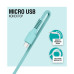 Кабель ACCLAB AL-CBCOLOR-M1MT USB - micro USB (M/M), 1.2 м, Mint (1283126518140)