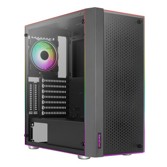 Корпус AeroCool Skribble-G-BK-v1 (ACCM-PB28033.11) Black без БП