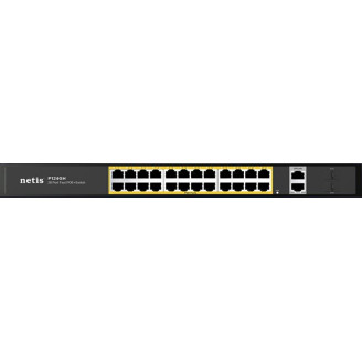 Коммутатор Netis P124GH (2xGE uplink ports, 24xFE PoE, 2*SFP, Max PoE 320W)