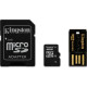 Карта памяти MicroSDHC  16GB Class 10 Kingston Mobility Kit Gen 2 (MBLY10G2/16GB)